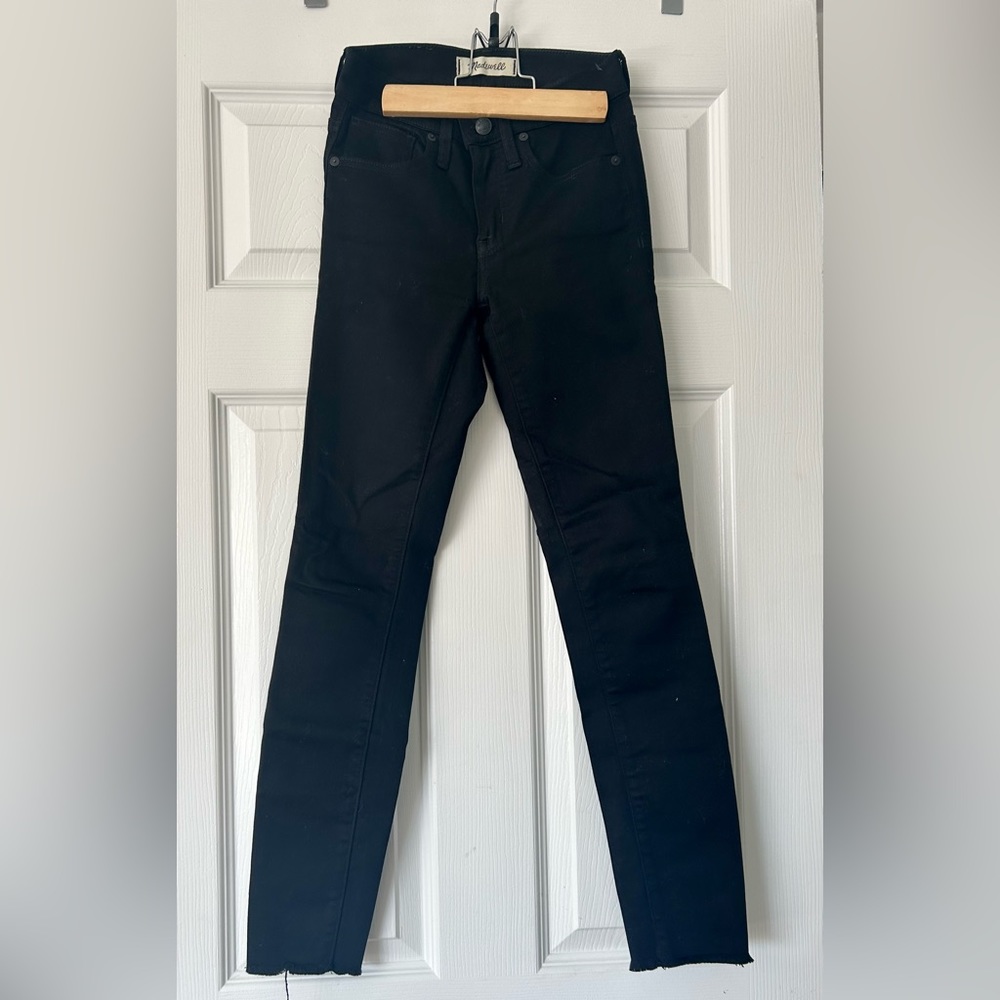 Madewell High Rise Black Jeans - Picture 1 of 2